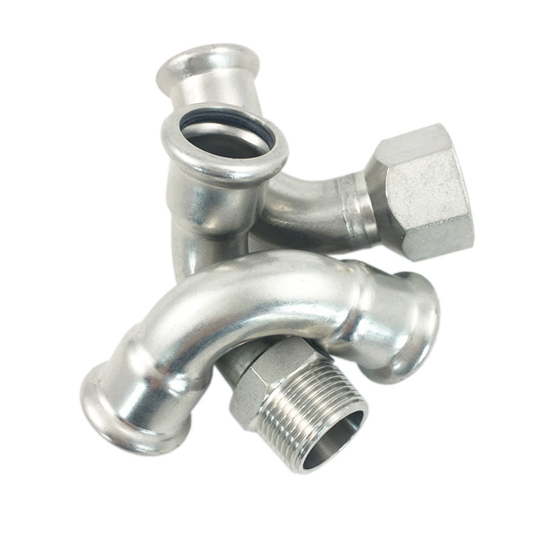 2320psi Eşit Döküm 1/4 &quot;Dişi NPT Paslanmaz Çelik Tee